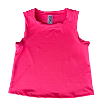 Load image into Gallery viewer, Neon Pink Solid Athletic Tank