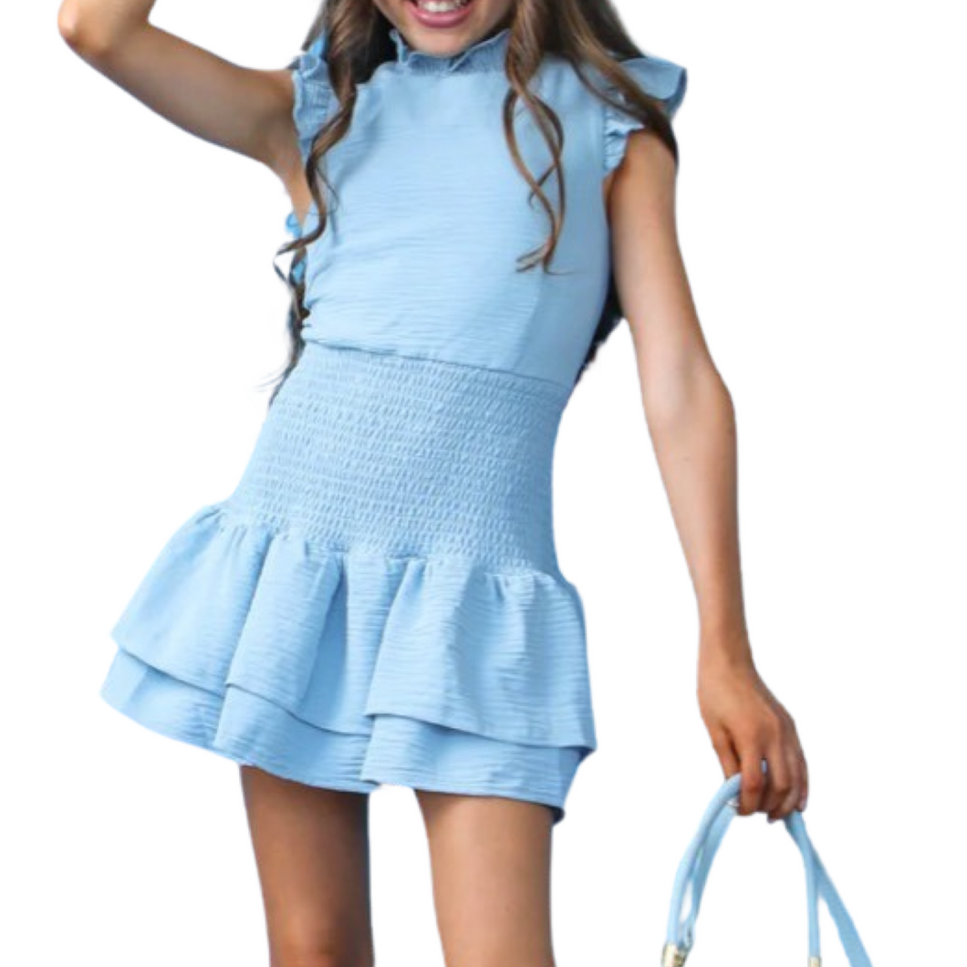 Miss Behave Selena Dress Light Blue..