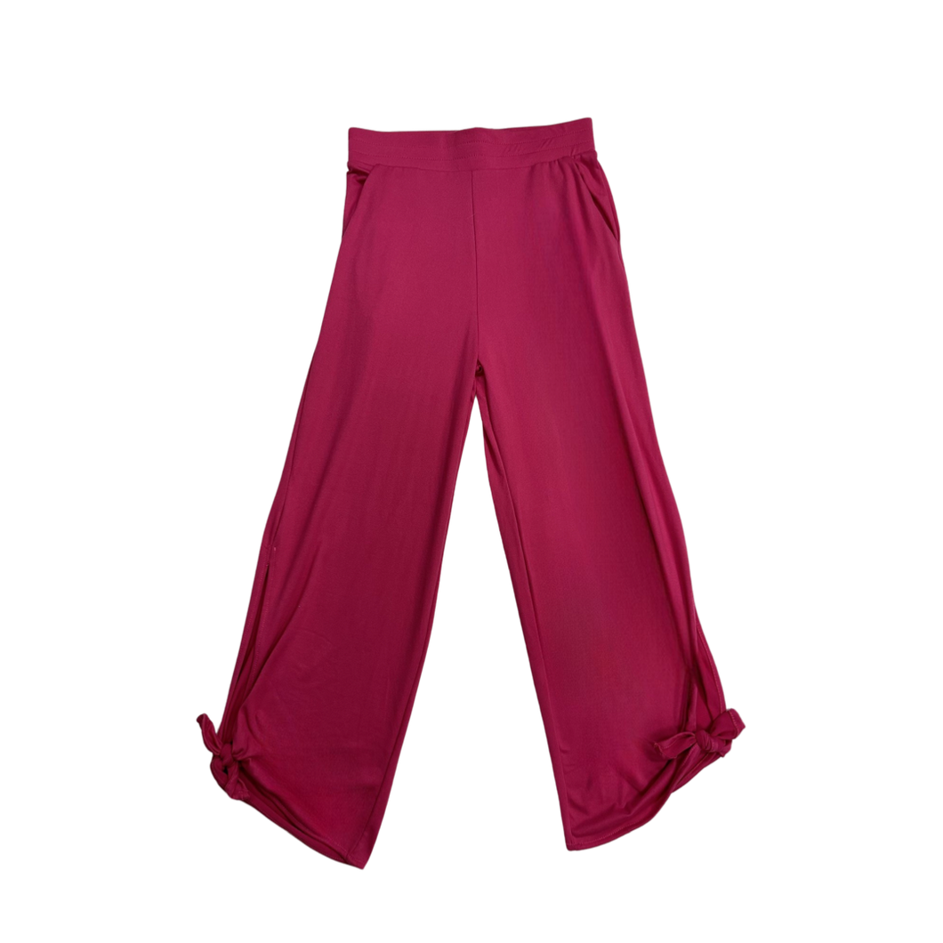 Hot Pink Solid Pant..