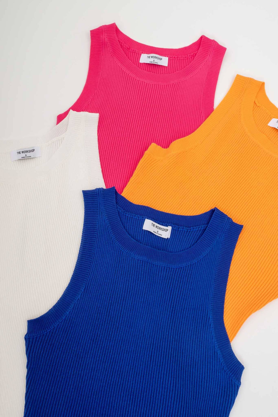 Ribbed Knit Tank -Royal Blue..