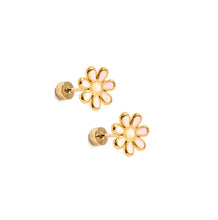 Load image into Gallery viewer, Linny Co Elsie Pink Screwback Stud
