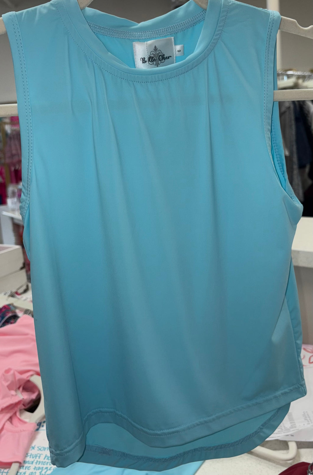 Blue High Low Tank*