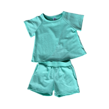 Load image into Gallery viewer, Seafoam Diamond Textured Top
