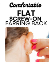 Load image into Gallery viewer, Linny Co Elsie Pink Screwback Stud
