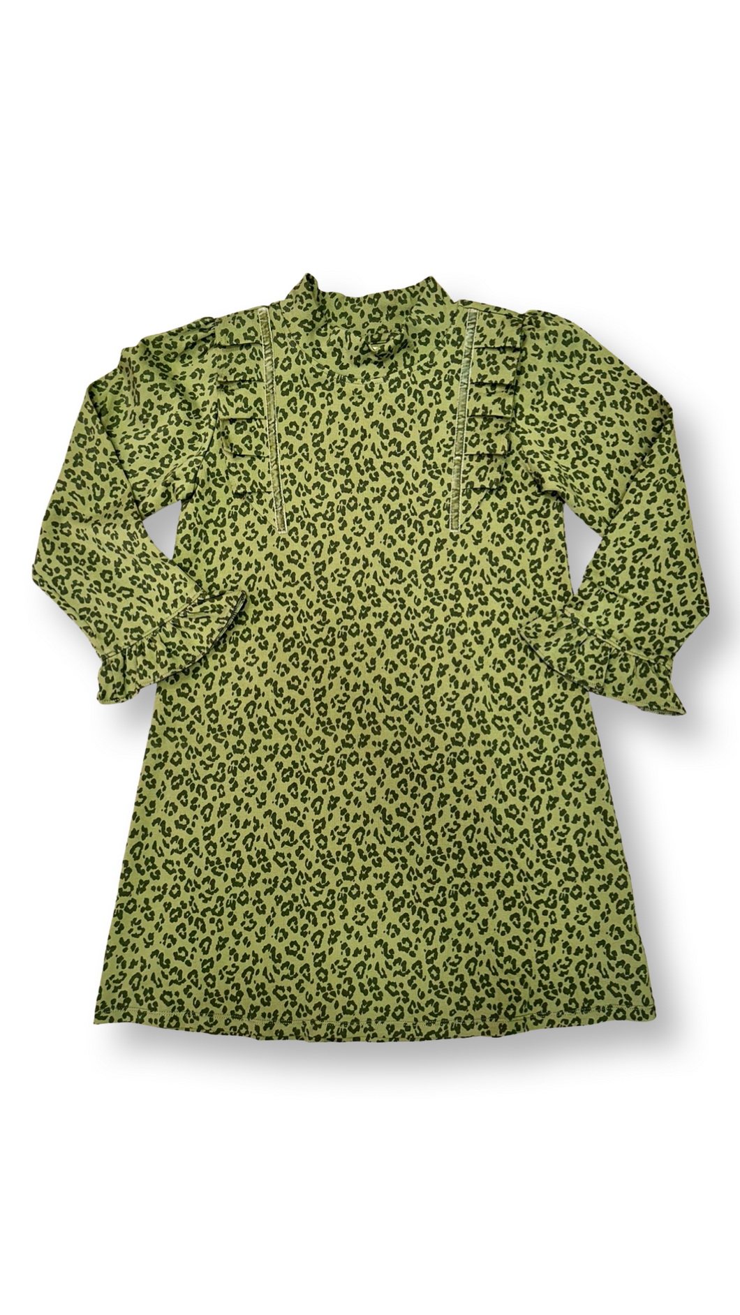 Olive Cheetah Dress