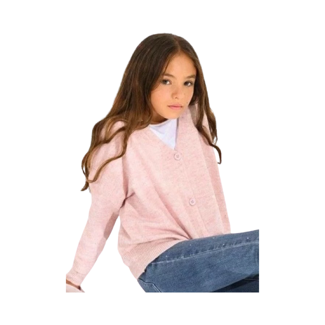 Light Pink Knitted Cardigan..