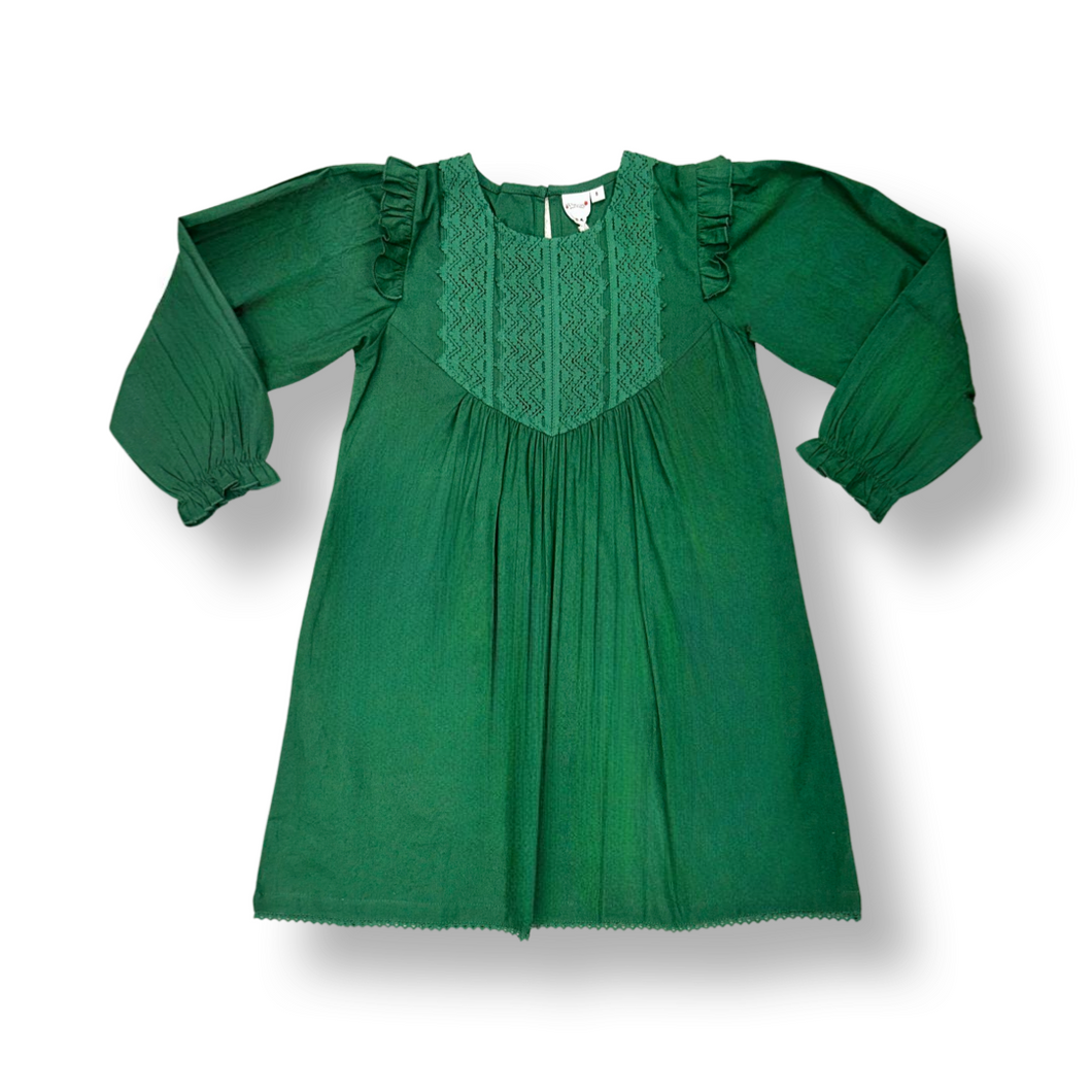 Forest Green Long Sleeve Dress