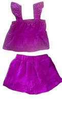 Load image into Gallery viewer, Airflow Ruffle Skort- Purple..
