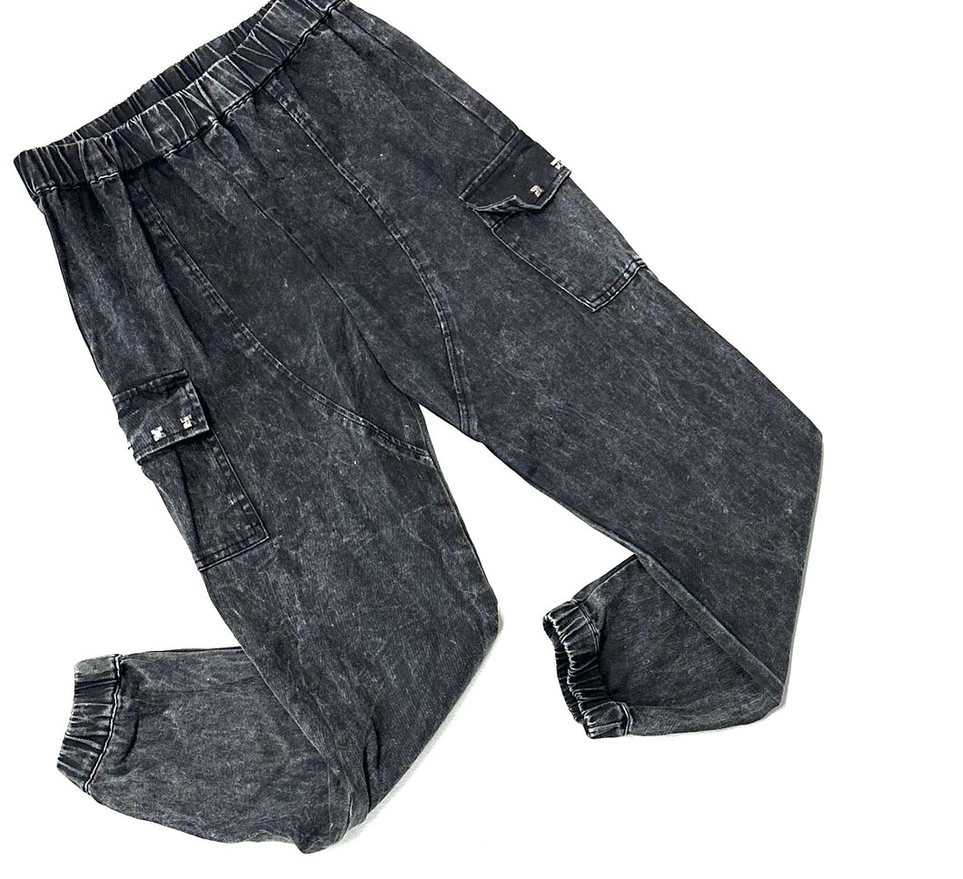 Gray Pocket Cargo Pant..