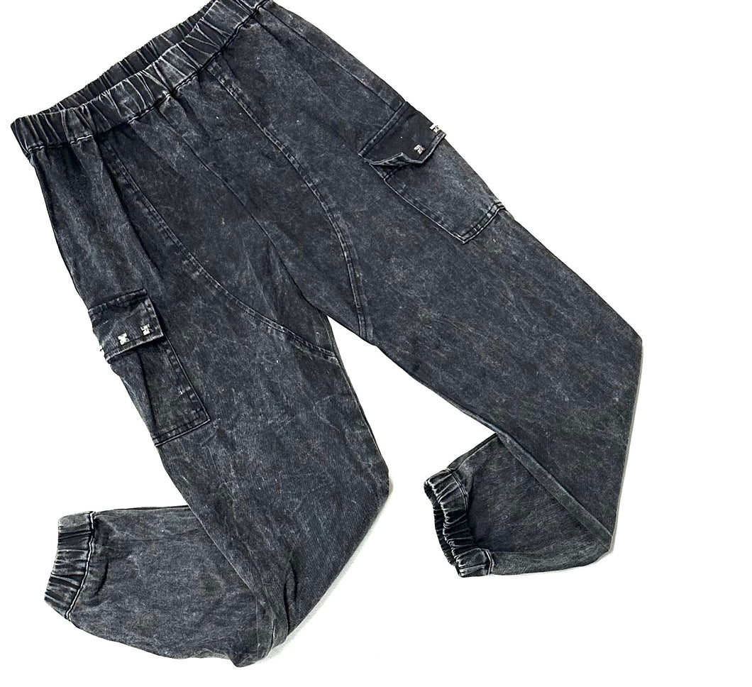 Gray Pocket Cargo Pant