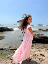 Load image into Gallery viewer, Pink and Peach Maxi Dress..
