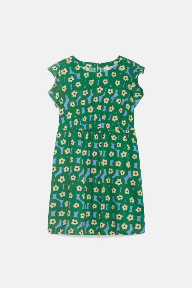 Green Floral Dress