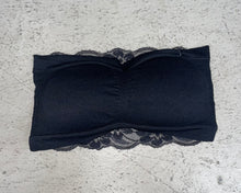 Load image into Gallery viewer, .Suzette Teen Black Bandeau with Lace back
