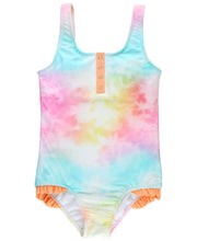 Load image into Gallery viewer, .Rainbow Tie Dye Harley One Piece
