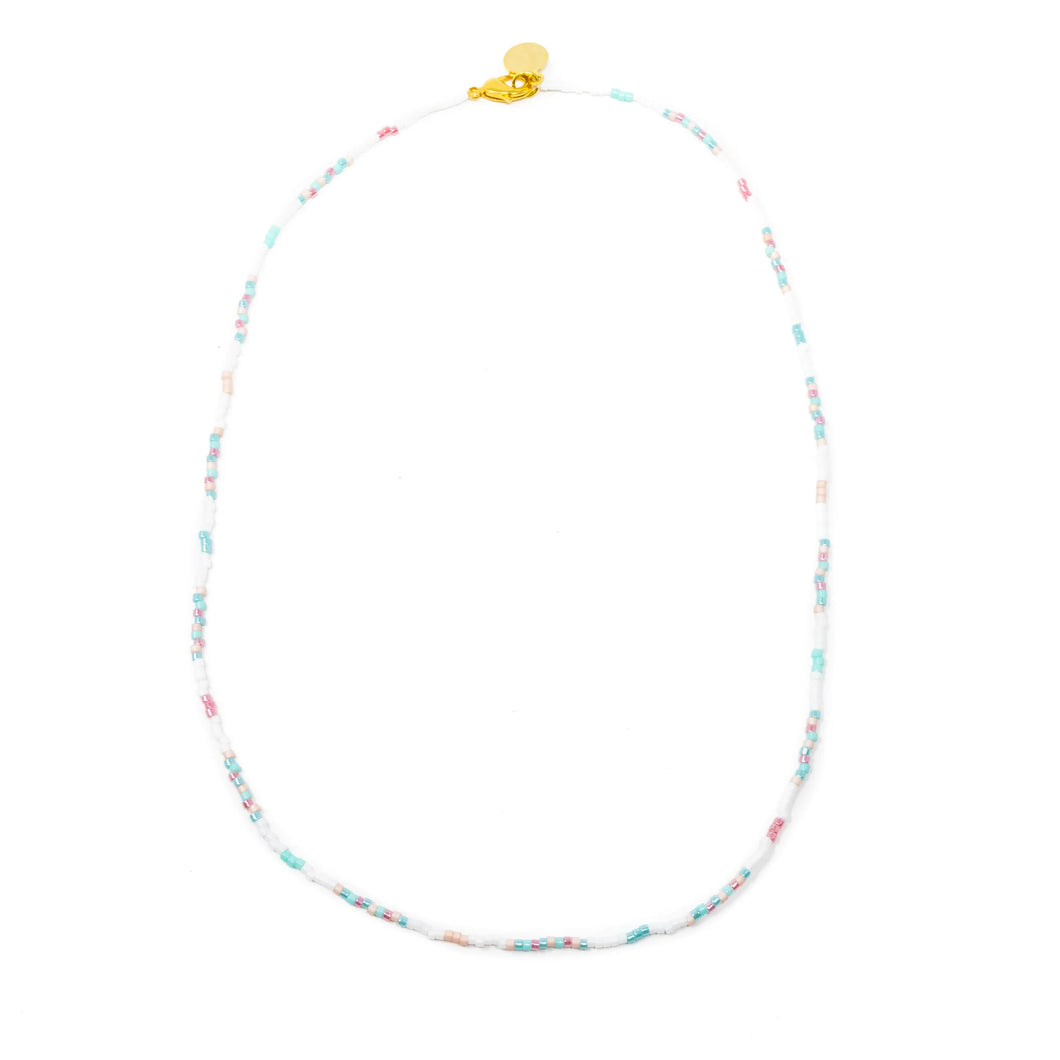 Pinks & Teals Wunderlust Bead Necklace