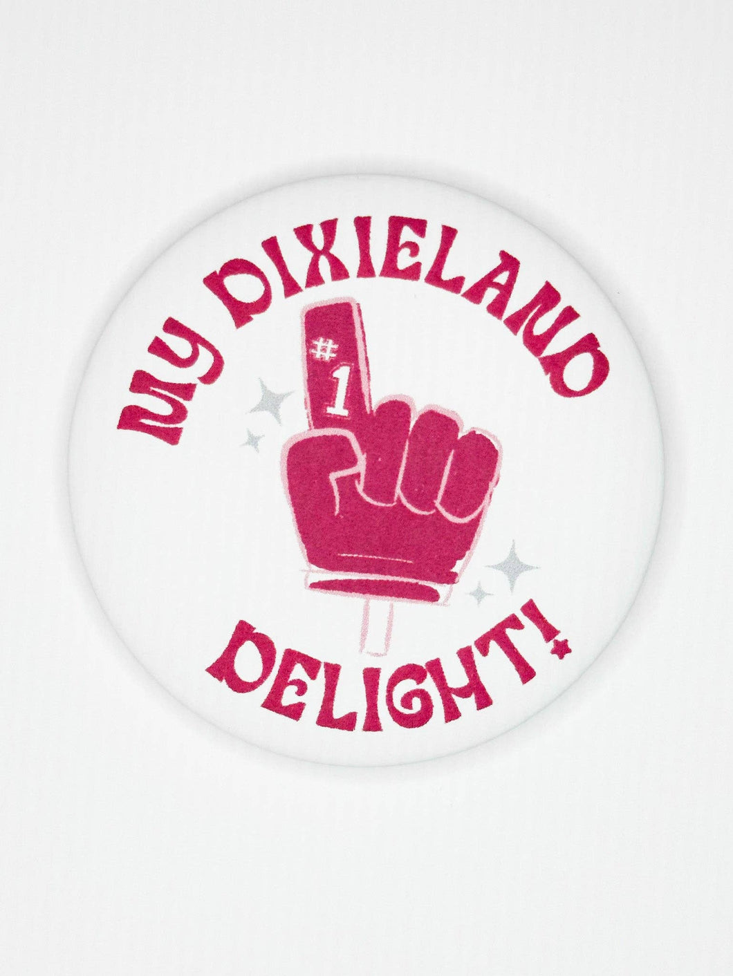 Dixieland Foam Finger Button