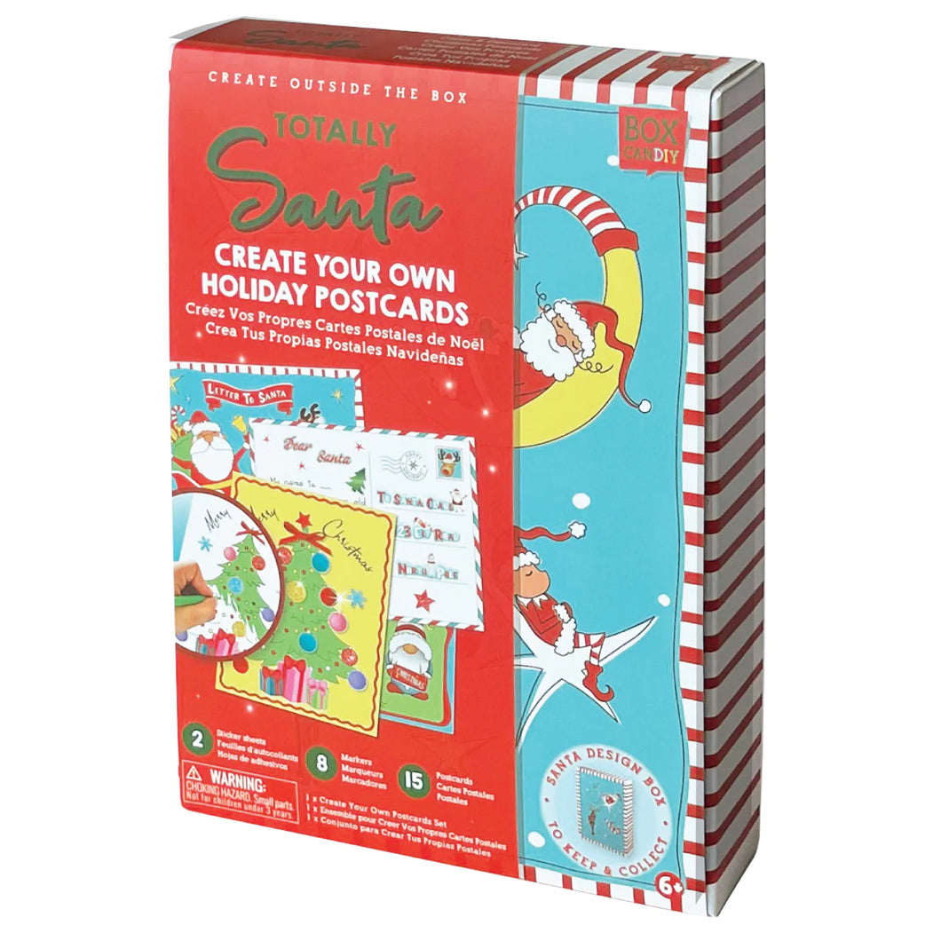 Totally Santa Create Your Own Christmas Postcards