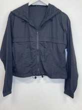 Load image into Gallery viewer, *Black Cropped Athletic Jacket
