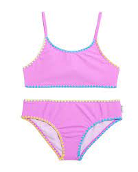 .Bethany - Purple Embroidered Bikini