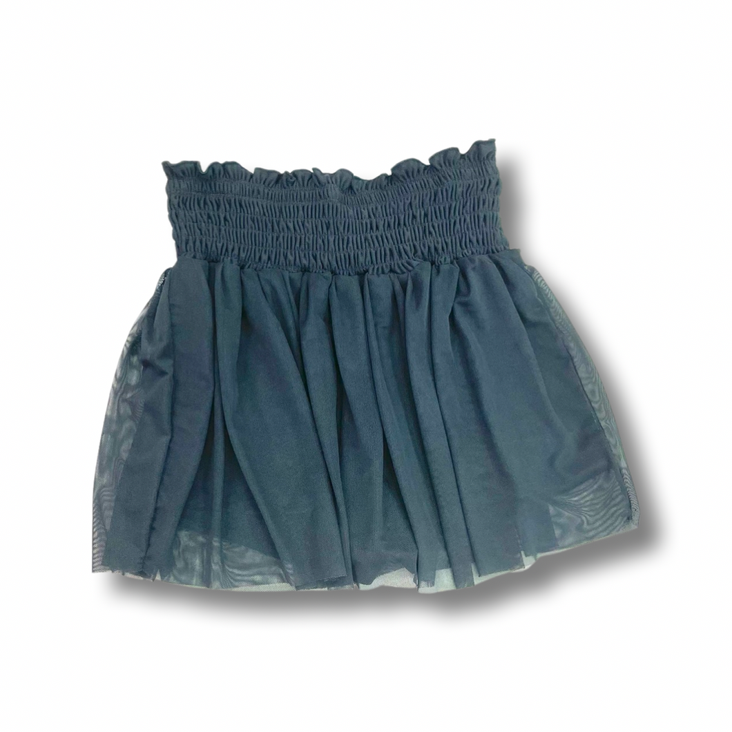 Mesh Skort/ Black