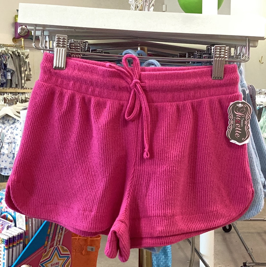 .Barbie Pink Waffle Short