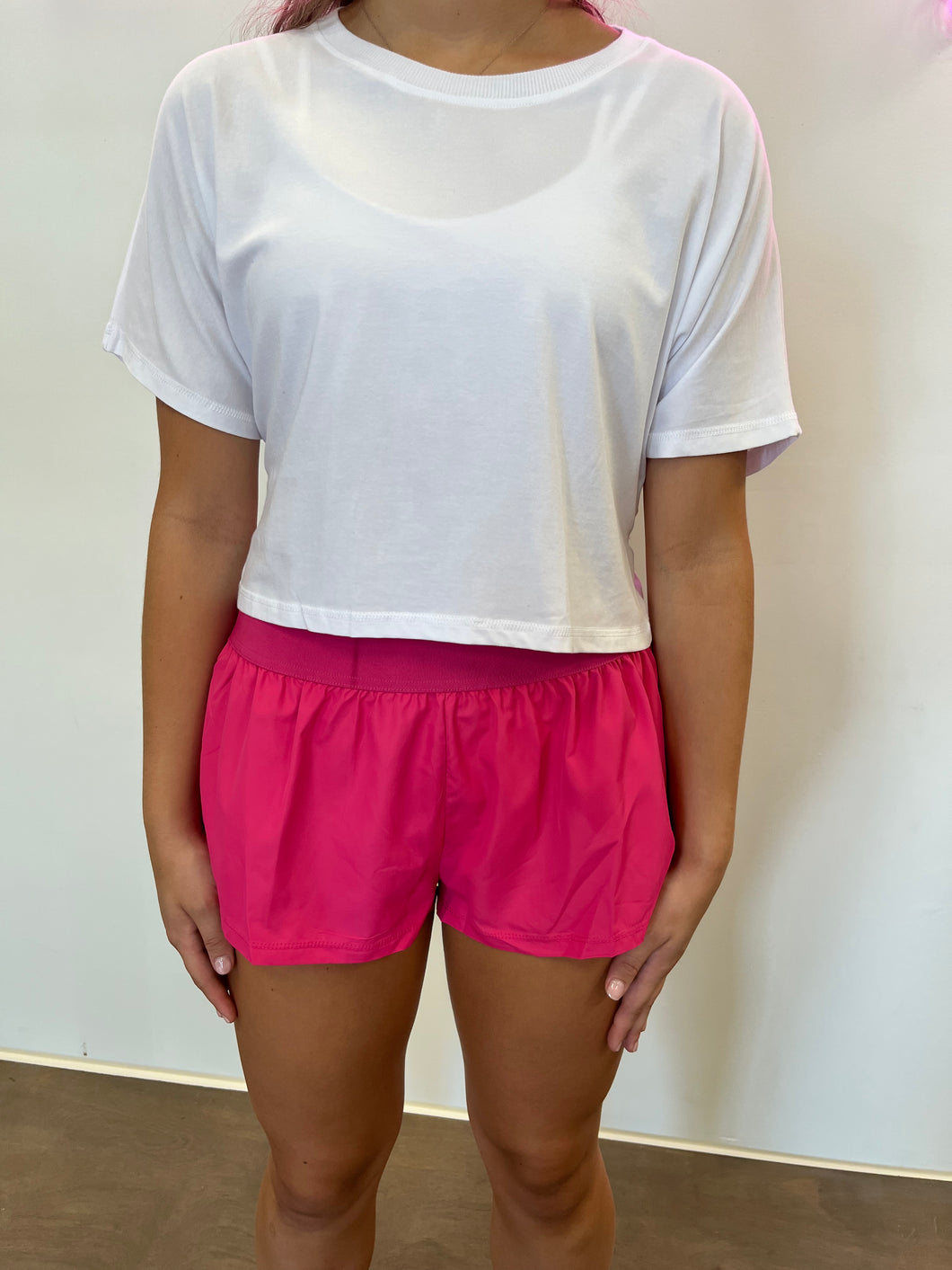 *Hot Pink Athletic Shorts