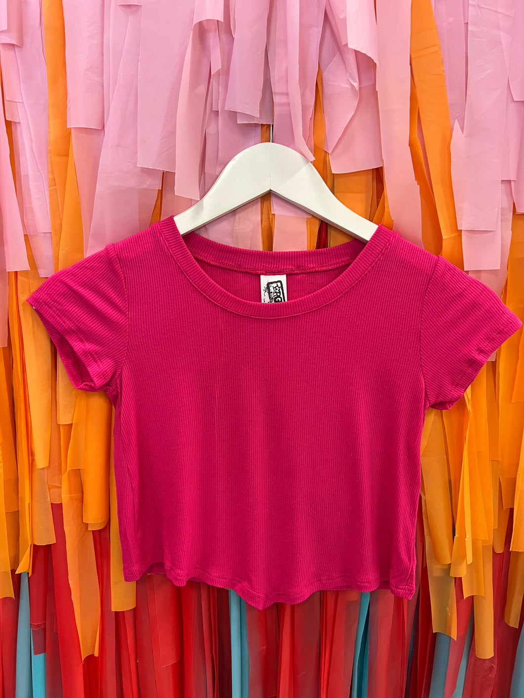 Hot Pink Solid Classic Tee