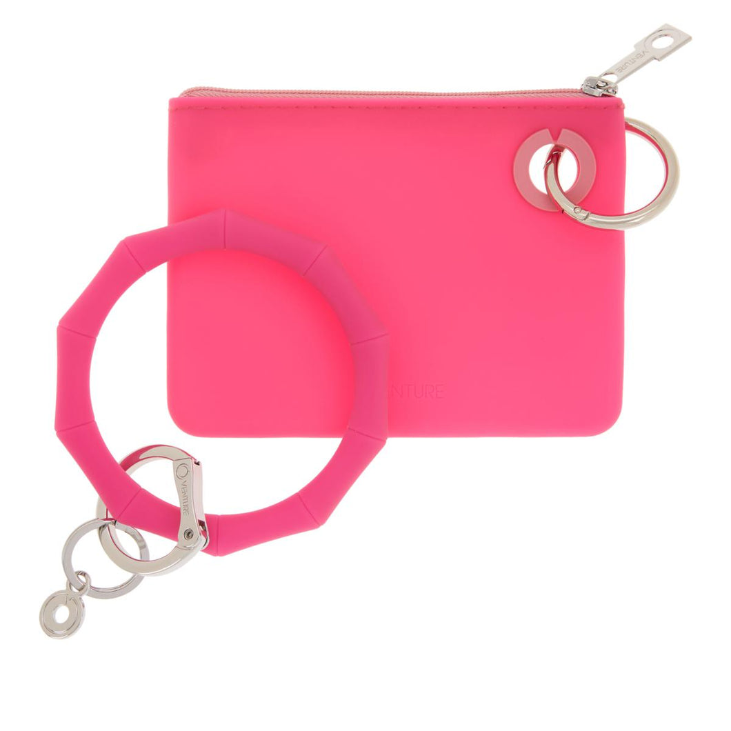 Silicone Key Ring Pouch